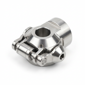 صلب CNC طحن تحول 6061 مكونات الألومنيوم لطائرة بدون طيار المروحة جبل محرك الجرس الموالي دعم علبة البطارية