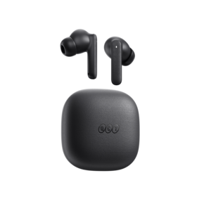 QCY Buds Wireless Earbuds BT 5.4 10mm-Driver with AI Wind Noise Reduction IPX4 support OEM/ODM 35H playtime 68ms Low-Latency