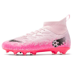 Bottes de football unisexe Léger Respirant Durable Football Crampons Long Goujons Confortable Chaussures de Football