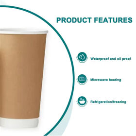 8oz kraft single and double PE paper for paper containers hot drinking