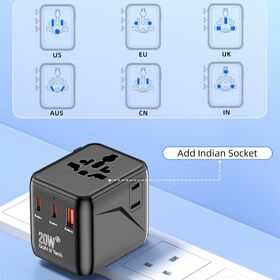 Directly sullpier Universal Travel Adapter CE ROHS Certificate Tablet Power Supply with Short Circuit Protection
