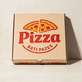 Boîte à Pizza Plate Portable Écologique Ventilée en Carton Ondulé Alimentaire Léger Personnalisé d'Usine de 12 Pouces pour Expédition par Courrier