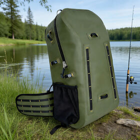 Classic Fishing Gear Backpack Fishing Backpack Tackle Box Fishing Backpack 10L 30L Boating Outdoor Adventure Unisex Ocean Pack