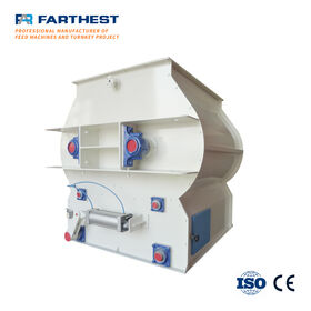 Farthest 2 ton/h Double Screw Paddle Mixer Machine For Making Cow Feed Pellet