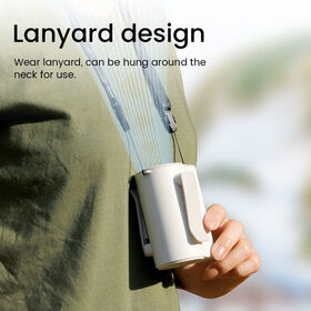 New Modern Minimalist Clip-on Neck Fan High Quality Lightweight Silent Fan for Outdoor Camping