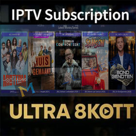 Ultra 8Kott IPTV Subscription 1/3/6/12 Months iptv Code Free M3U subscription Reseller Panel