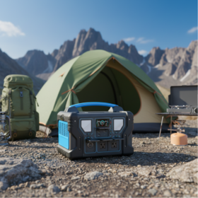 Off grid energy storage mobile outdoor solar generator portable battery 600w lifepo4 power station with ups mode for home