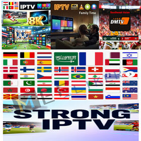4K Strong 8K IPTV m3u list Subscription 12 months Tivione TREX iptv free test IPTV code support android tv box tv stick DMTV
