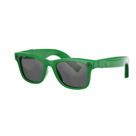 AG18 Smart Glasses Red Green Option 8MP Camera WiFi Voice Control AI Visual Recognition 410mAh Battery