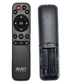CE Approved Ergonomic ABS Smart TV Remote Control Voice Command Bluetooth IR Black Universal Home Appliance Control