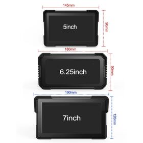 Motorcycle Navigation Dash Cam With Wireless CarPlay Android Auto Dual Cameras Touchscreen IP65 Waterproof Parking Mode GPS