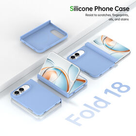 High Premium Products Senfit PC+Liquid Silicone Drop Protection Anti Fingerprint Dustproof Phone Case for iPhone 18 Fold