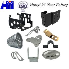 ISO9001 Huayi 21 ans usine tôle pièces de fabrication de pièces d'emboutissage de précision OEM ODM personnalisé multicolore anodisé Service