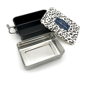 Kid's Leakproof Stainless Steel Lunch Box Food Grade Bento Container Picnic and Lunches Stainless Steel Inner Tray Removable