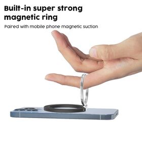 Nouveau support magnétique efficace pour téléphone et mini perche à selfie Bluetooth 2026 avec réglage à 360 degrés pour bureau