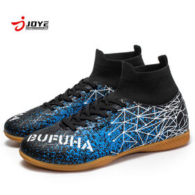 Five-A-Side Shoes - Beef Tendon Outsole Strong Anti-Skid Grip, Fit Indoor/Artificial Grass, Brandable Options