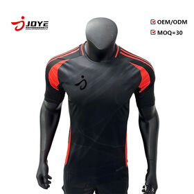 Men's Football Jersey Wholesale Blank Polyester Sublimated Football Shirt