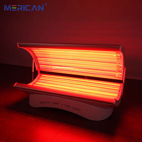 Smart Control Red Infrared Light Therapy Factory Supply Full Body Red Light Therapy Bed with Touch Screen