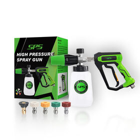 Nettoyeur haute pression portable 4000 PSI directement de l'usine, kit de pistolet à mousse de pulvérisation d'eau pour lavage de voiture pour le nettoyage automobile
