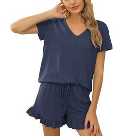En gros Femmes D'été Surdimensionné Lâche Vêtements De Nuit Ensembles pour La Maison et Loisirs En Plein Air Vêtements