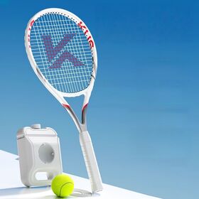 Aide d'Entraînement de Rebond de Tennis Légère en Fibre de Carbone avec Cordon Élastique et Tension Réglable pour Débutants