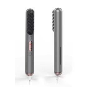 Professionelle Heißluft-Glättbürste, tragbarer Stylingkamm, Mini-Haarglättbürste für unterwegs, kabellos