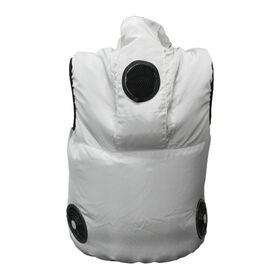 Gilet de Refroidissement à Semi-conducteur Double Ventilateur pour Travail Extérieur - Prévention des Coups de Chaleur