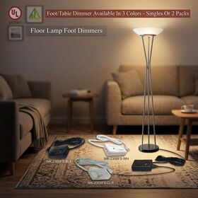 110V 300W Foot Activated Slide Dimmer UL Listed Electronic Control for LED Floor Lighting