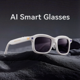 Lunettes Intelligentes IA avec Caméra 8MP et Bluetooth 5.3, Traduction IA, Mains Libres, Traduction IA OEM ODM