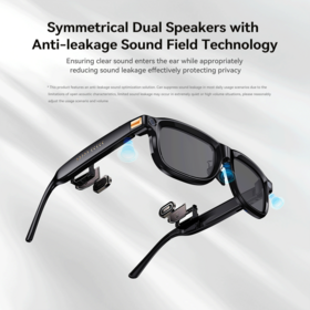 Augmented Reality AI Glasses with 8MP Camera Bluetooth 5.3 AI Voice Control for Enhanced User Interaction