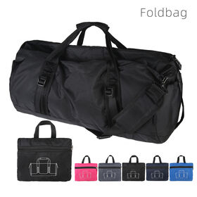 Bolsa de Viaje Plegable Tipo Duffel, Bolsa de Gimnasio Impermeable para Hombres y Mujeres, Bolsa de Equipaje Personalizable con Logo