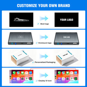 Ewaygps Original Fabrik Eingebautes WIFI Bluetooth Wireless CarPlay Android Auto MMI Interface Adapter GPS Navigationskit für BMW