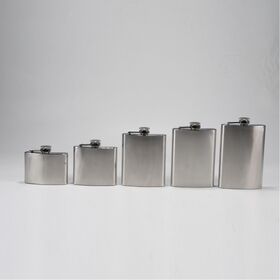 OEM Various sizes Different Capacity Male Alcohol Whisky Wine Pot Bottle Pocket Portable Stainless Steel Hip Flask