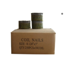Wholesale of Coiled Nails in Handle, /200pcs/400pcs/CARTON PACKAGE/MAKING FOR PALLET