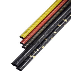 10mm Inner Diameter 12mm Outer Diameter Carbon Fiber Tube 1mm Wall Thickness 1000mm Length 3K Twill Glossy for Quadcopter Arm
