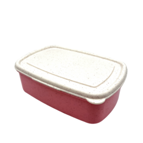 Kotak Makan Siang Utop Ramah Lingkungan Plastik Kotak Persegi Tahan Microwave untuk Anak-anak dengan Kompartemen Terpisah dan Alat Makan, Desain Portabel