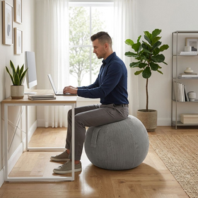 Eco Friendly Washable Pilates Sitting Gym Pilates Exercise Ball Cover with Handle
