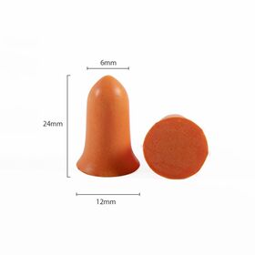 Bulk Supply PU Foam Earplugs | High NRR 33 Rating Disposable Safety Earplugs PPE Exporter