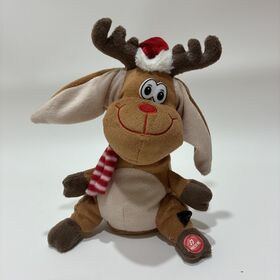 Jouet Peluche Musical à Oreilles Secouantes pour Noël