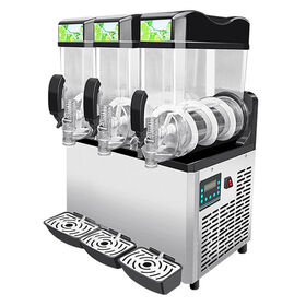 Three Tank Commercial Frozen Juice Slush Making Machine