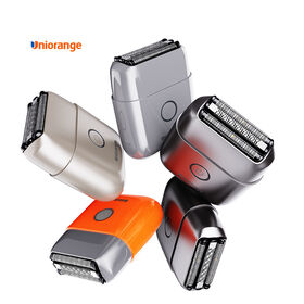Uniorange S3 Portable rasoir électrique IPX7 étanche, 17000rpm haute vitesse, 60 jours de vie de la batterie, corps en alliage