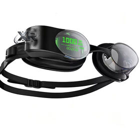 Smart AR Professional Racing Swimming Goggles Anti-fog HD Digital Display 68mAh Plastic Frame Drop Shipping