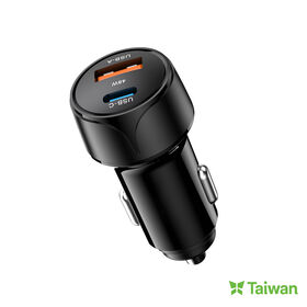 48W USB C+USB A PD Car Charger, USB C+A Dual Port Power Delivery Charger,compatiable with most USB C devices