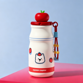 Popular New Apple Insulated Cup Large Capacity Portable Straw