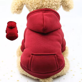 Simple design Pet Products Custom Clothes Plain Dog Pet Hoodie