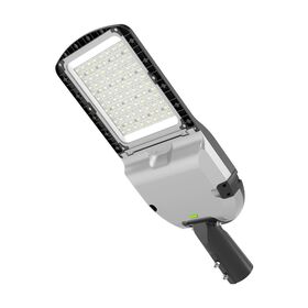 Lampadaire LED Intelligent Extérieur IP65 100W avec Capteur de Luminosité, Construction en Aluminium, Marche/Arrêt Automatique, Garantie 5 Ans, AC 100-277V