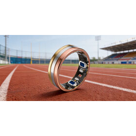 NOrdic Smart Ring Inteligente Fitness Tracker with Heart Rate and Blood Oxygen Monitor Color Display for Android Users