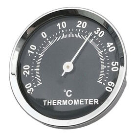 Battery Free Analog Pointer Type Mini Car Interior Temperature Thermometer