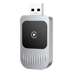 Bluetooth CarPlay Wireless Adapter; One-Click Plug & Play; Ultra-Stable Connection; Supports Nav/Music/Calls/Siri/Voice Control