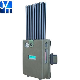 Portable16 Antennas Jammer Jams All 2g 3G 4G 5g Cellphone and GPS WiFi Signals Up to 25meters